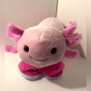Build-A-Bear Pink and White Axolotl Plush